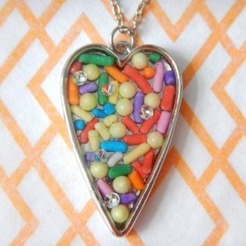 Candy Heart - Resin Necklace