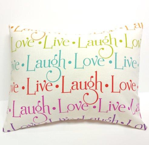 Live, Laugh, Love Pillow